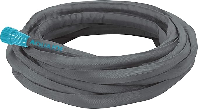 Amazon Com Aqua Joe Ajfjh50 50 Foot Ultra Flexible Kink Free Fiberjacket Garden Hose Garden Outdoor
