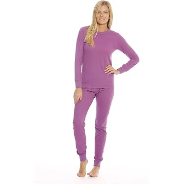 Amazon Best Sellers: Best Women's Thermal Underwear Sets