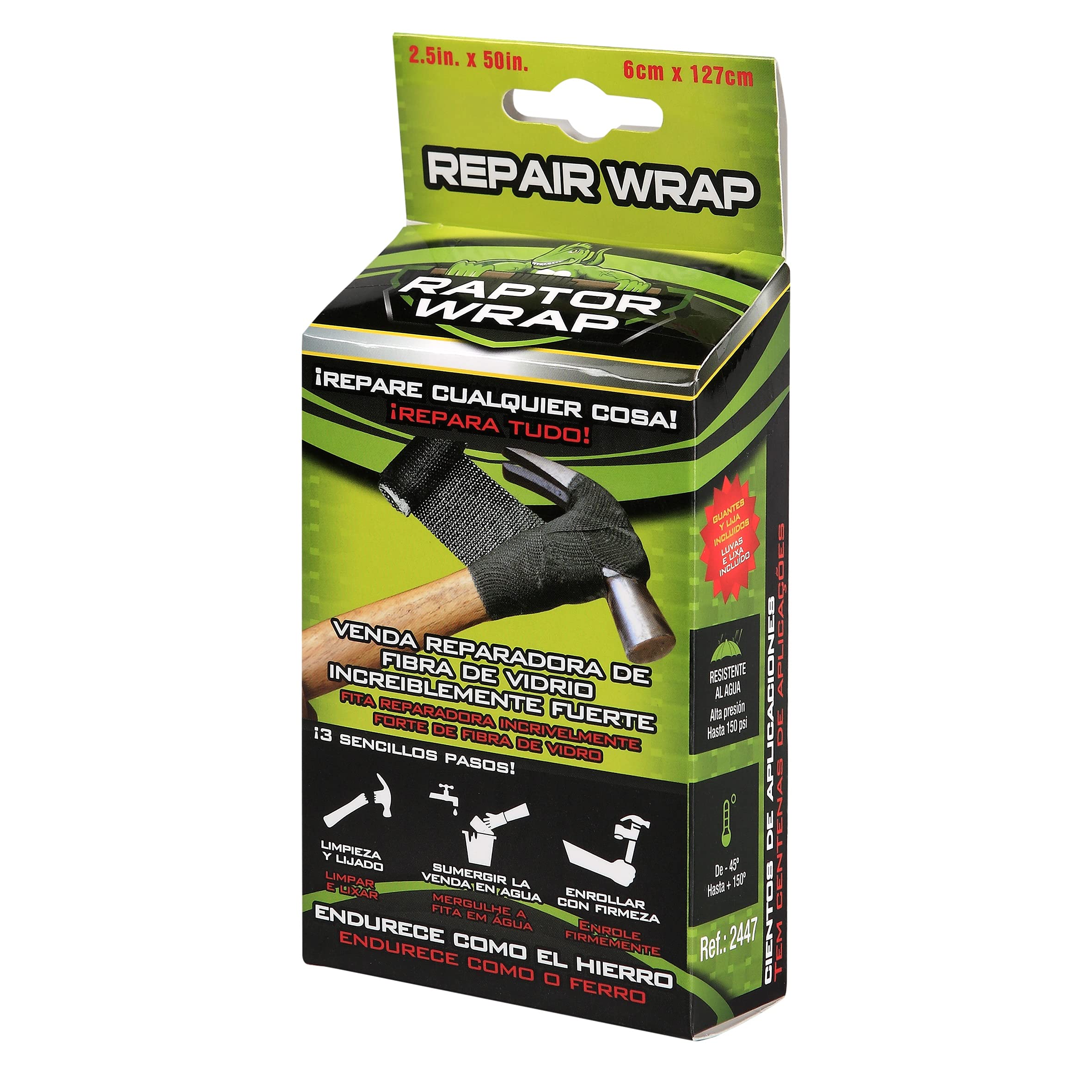 Raptor Warp 2447 Tape Wrap 6 cmx127 cm.