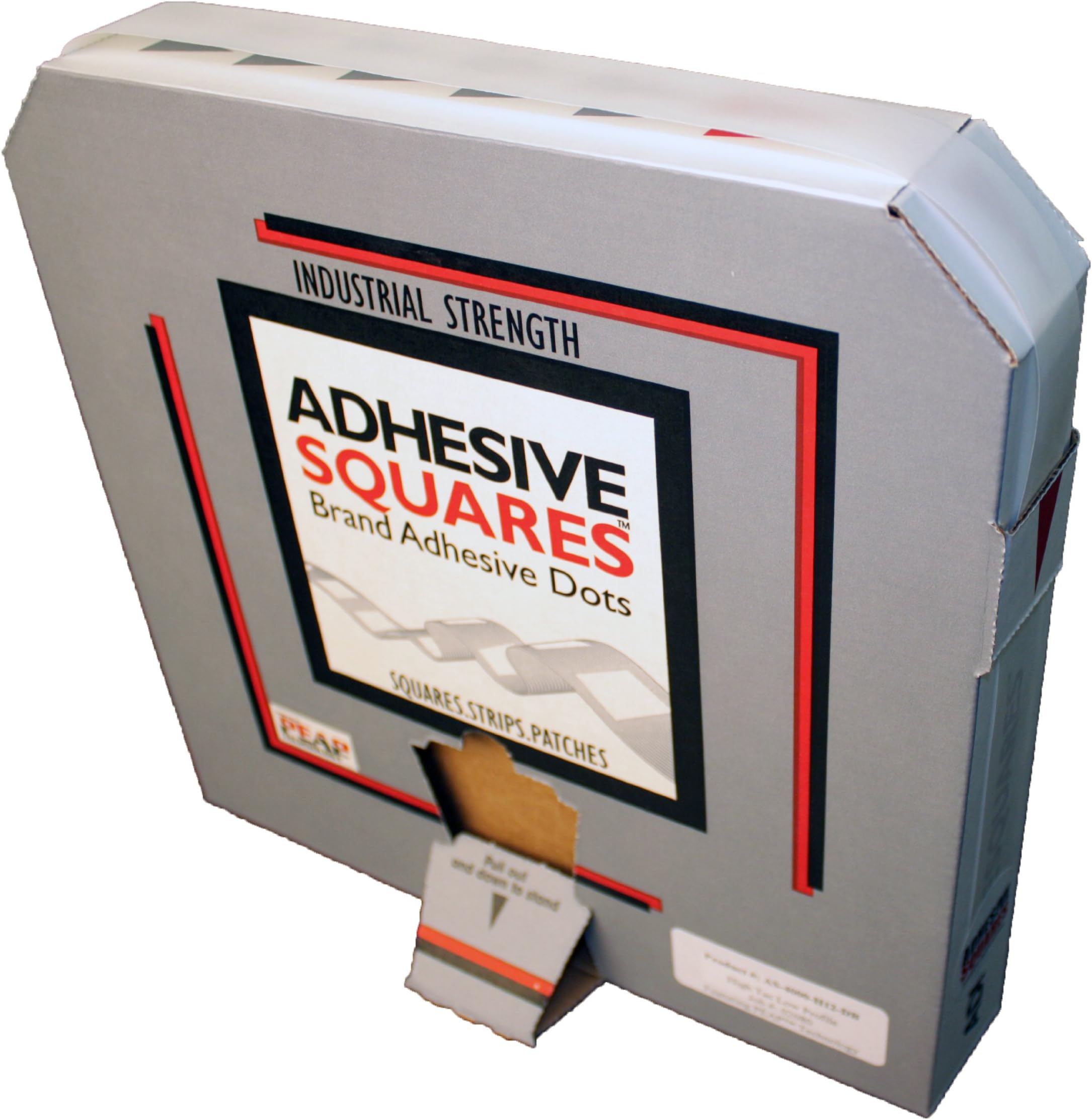 Adhesive Squares AS-4000-SH12-DB 4000 Count 1/2 x 1/2-inch Low Profile, Super High Tack Dispenser Box