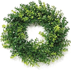 Boxwood Wreath for Front Door, 19