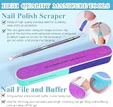 Hualijia Gel Nail Polish Remover Kit 15ml with Scraper & File view 3