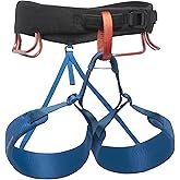 BLACK DIAMOND Men's Momentum Rock Climbing Harness, Adjustable Loops | trakFIT leg loops, pre-threaded buckle, gear loops organize quickdraws, cams, belay tools, and essentials
