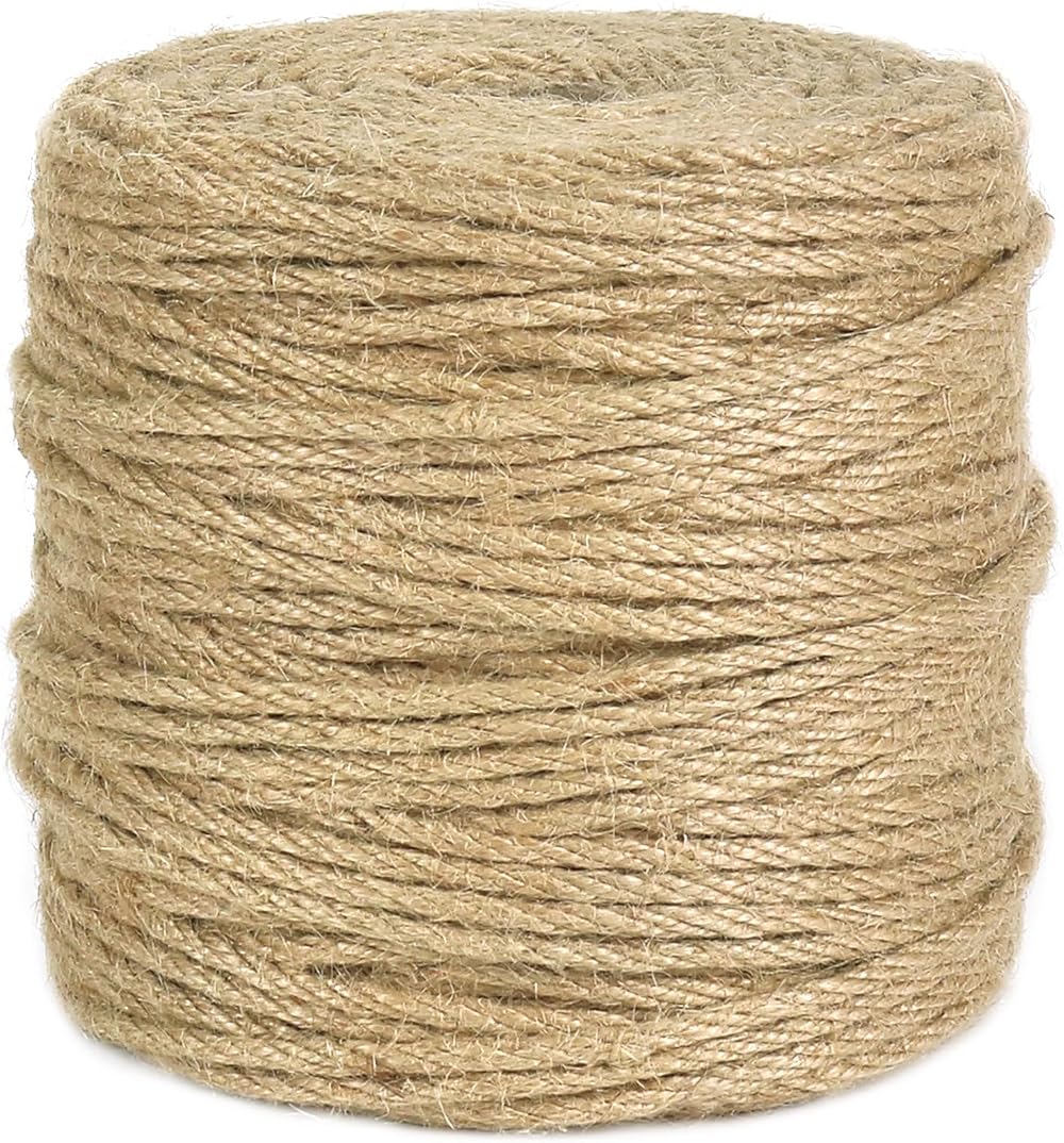 Tenn Well 100M Jute Twine 4mm 4 Ply Garden Craft Packing Brown