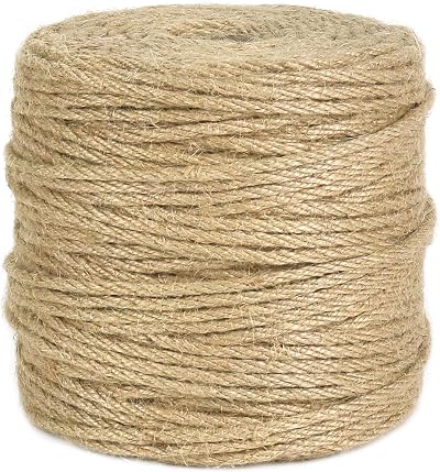 Tenn Well 100M Jute Twine 4mm 4 Ply Garden Craft Packing Brown