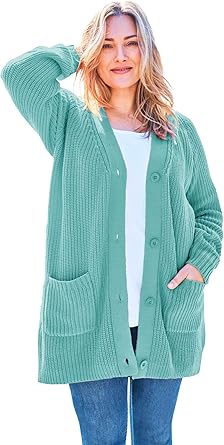 shaker cardigan sweater