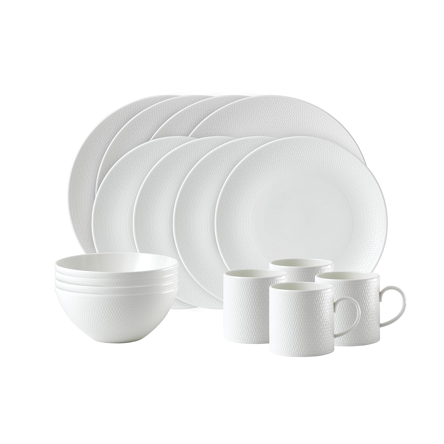 Wedgwood 40023857 Gio 16-Piece Set White