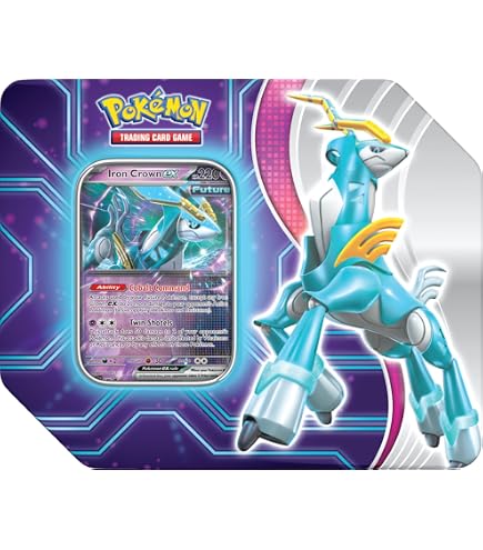 Pokémon TCG: Paradox Destinies Tin - Raging Bolt ex – Face to Face Games Pokémon TCG: Paradox Destinies Tin - Raging Bolt ex – Face to Face Games