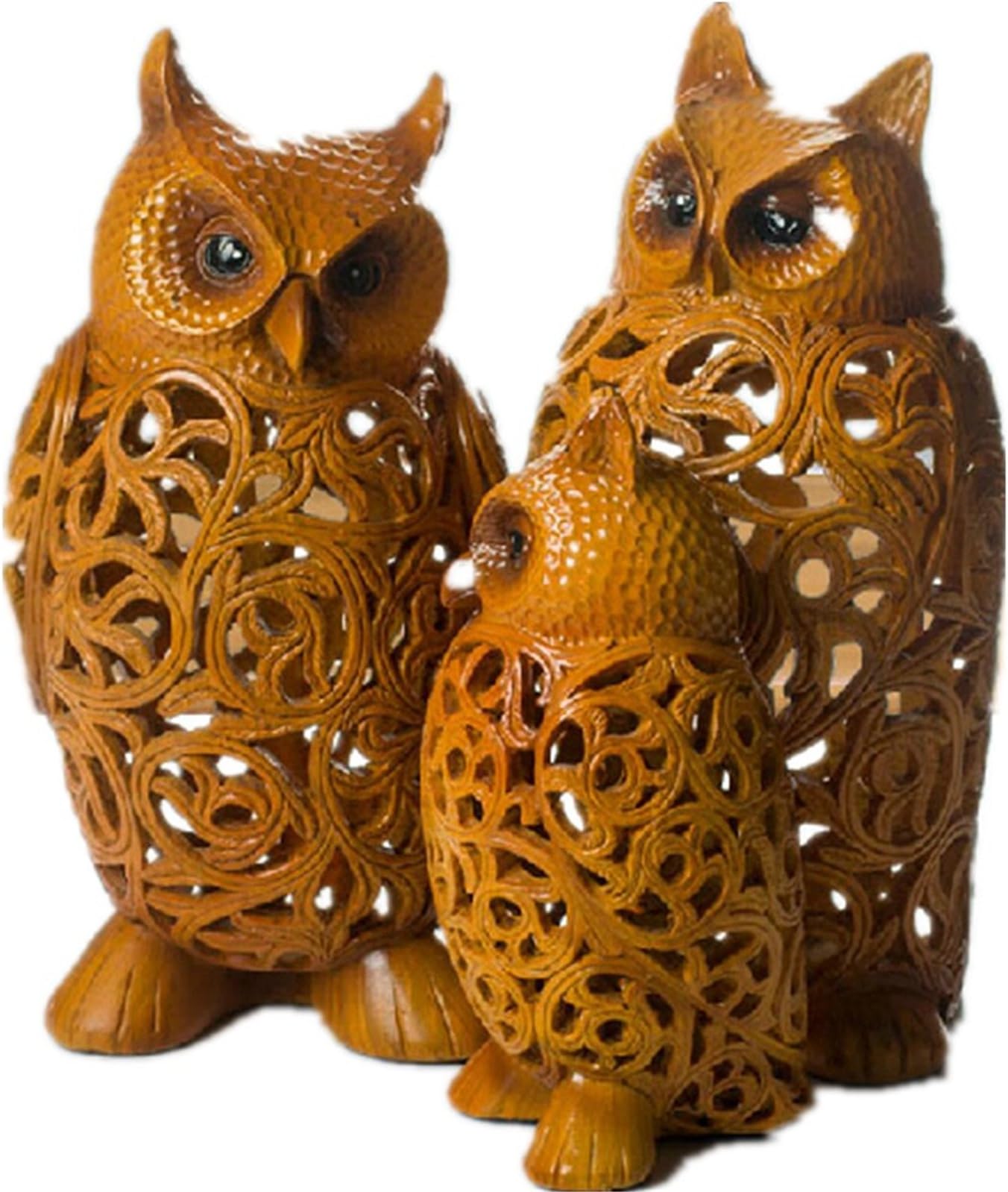 Owl Family Statues
