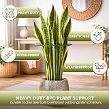 Garden Mile 8Pcs Heavy Duty Large Circular Plant Support Frame Adjustable Rings view 3