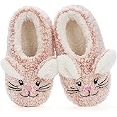 The Metluks Cute Animal House Slippers, Warm Fuzzy Slipper Socks with Grippers Non Slip, Cozy Funny Gifts