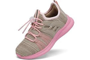 TOTOMONA Boys Girls Sneakers Lightweight Kids Tennis Shoes Breathable Running Shoes Comfortable Toddler/Little Kid/Big Kid