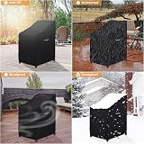Dokon Garden Chair Cover Waterproof Heavy Duty Oxford 65x75x80/120cm view 3