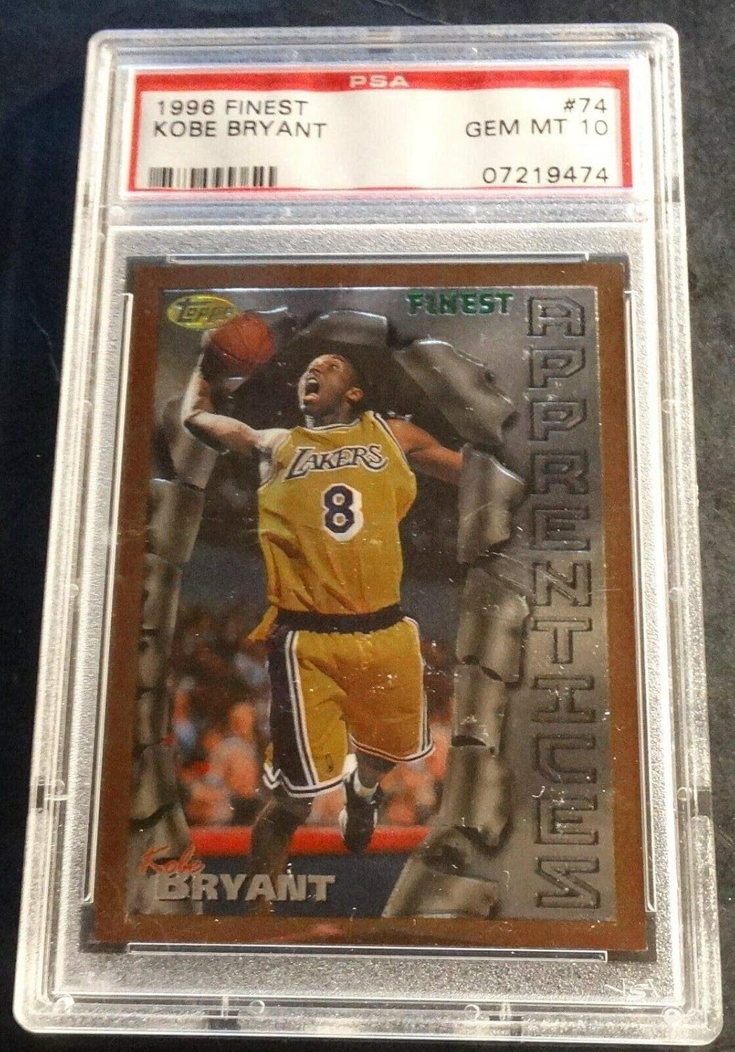 1996 topps finest kobe bryant