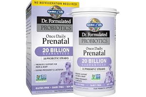 Garden of Life - Dr. Formulated Probiotics Once Daily Prenatal - Acidophilus and Bifidobacteria Probiotic Support for Mom and