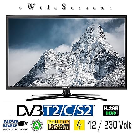 Reflexion LED247, LED Fernseher 24 Zoll 60 cm, DVB-S /S2, DVB-T /T2, DVB-C, USB, 230V +12Volt, Energieeffizienzklasse A