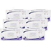 Himalaya Soothing Baby Calming Wipes for Soft, Clean, and Sensitive Skin, 72 wipes, 6 pack