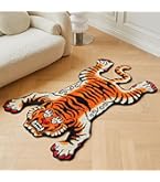 Amazon.com: 5x3.3 ft Tibetan Tiger Area Rug Tufted High Pile