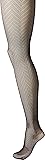Natori Womens Herringbone Net Tights Black MD One