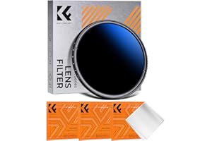 K&F CONCEPT 67mm Variable ND Lens Filter ND2-ND400 (1-9 Stops) 18 Multi-Layer Coatings Adjustable Neutral Density Ultra Slim 