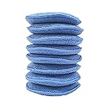 Polyte Microfiber Detailing Wax Applicator Pad, 8