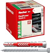 fischer DuoPower 10 x 80 S Concrete Plug with Safety Screw 10 pcs