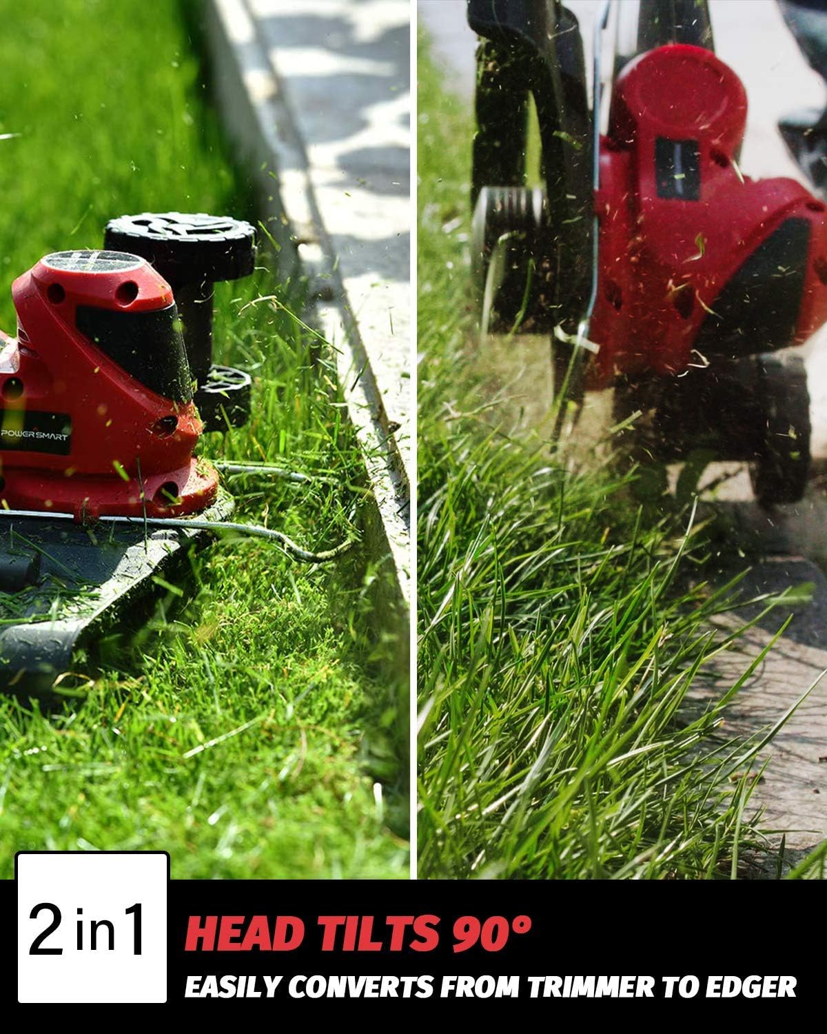 PowerSmart Cordless String Trimmer (PS76110A) : Garden & Outdoor
