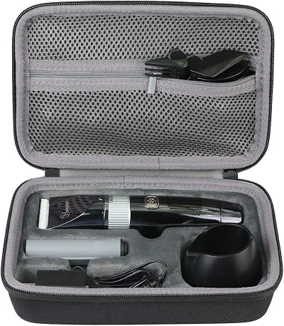 co2CREA Hard Case for Hatteker RFC-690 Hair Clipper Trimmer Beard Shaver Black
