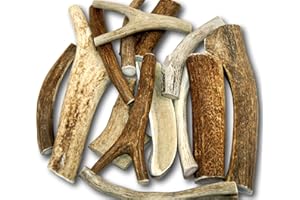 Top Dog Chews – Approximately 1LB Deer Antlers, Premium, Grade A, Deer Antlers for Large, Medium or Small Dogs, Natural, Long Lasting Dog Chew for Aggressive Chewers, 3 Pack