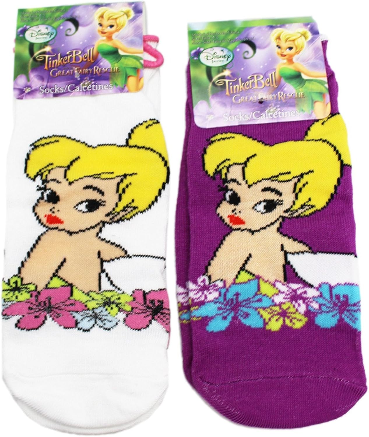 Disney's Tinker Bell White/Violet Tropical Flower Kids