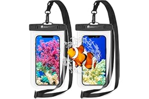 Syncwire Waterproof Smartphone Pouch [2-Pack]– Waterproof Phone Case IPX8 Touch Sensitive Portable Waterproof Pouch for iPhon