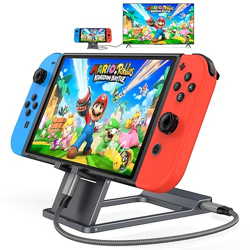RREAKA TV Dock Station for Nintendo Switch/Switch OLED, 3-in-1