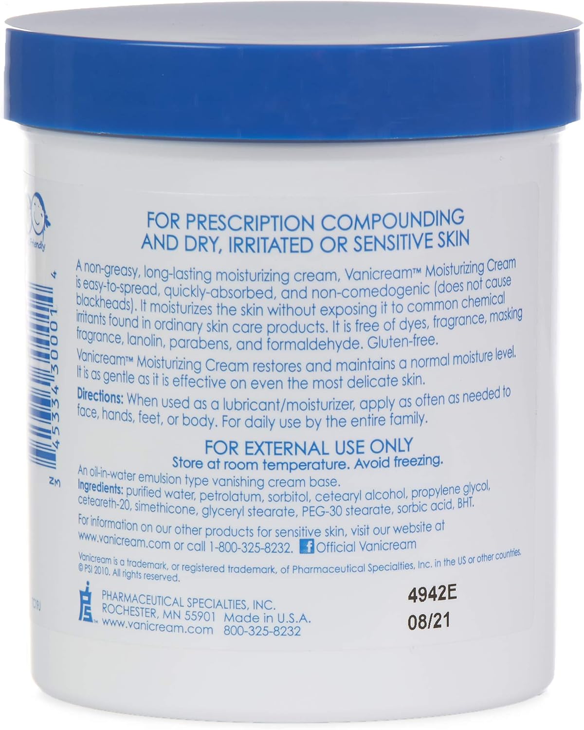 vanicream ingredients