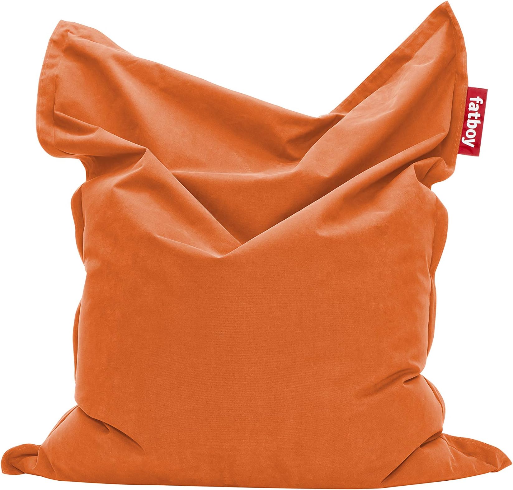 Fatboy The Original Stonewashed Bean Bag Lounger by Fatboy USA, color = Orange