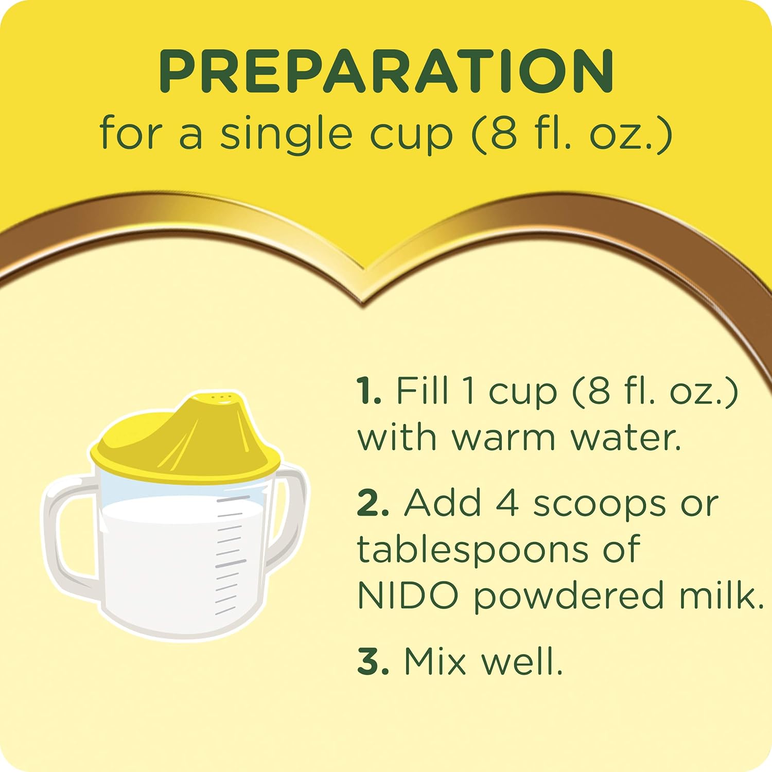 Nestle NIDO Lacto-Ease Whole Milk Powder 1.76 lb. Canister | Reduced Lactose Powdered Milk Mix