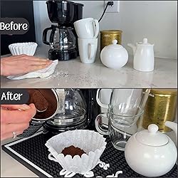 Ok But First Coffee Sign Rubber Bar Mat for