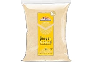 Rani Ginger (Adarak) Powder Ground, Spice 80oz (5lbs) 2.27kg Bulk ~ All Natural | Vegan | Gluten Friendly | NON-GMO | Kosher 
