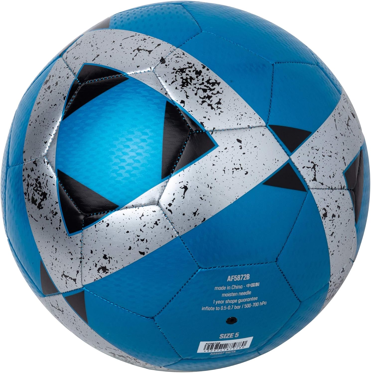 Amazon Adidas アディダス サッカーボール 人工皮革 縫い 4号球 小学生 キッズ スターランサー クラブエントリー Af4872b メタリックブルー ブルー Af4872b Adidas アディダス サッカーボール