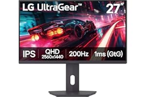 LG Gaming Monitor 27G610A-B Ultragear 27-inch/QHD (2560 x 1440) / IPS / 200Hz / 1ms / AMD FreeSync Premium/VESA DisplayHDR 40