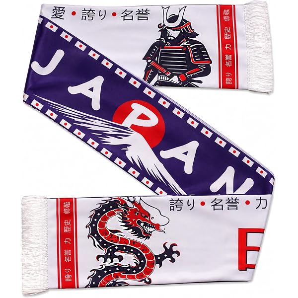 Amazon.com: Japan Nippon Soccer Knit Scarf : Clothing, Shoes & Jewelry