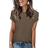 Womens Tops Plus Size Spring Clothes 2025 Lightweight Blouses Beach Vacation Summer Outfits Trendy Fashion T Shirts