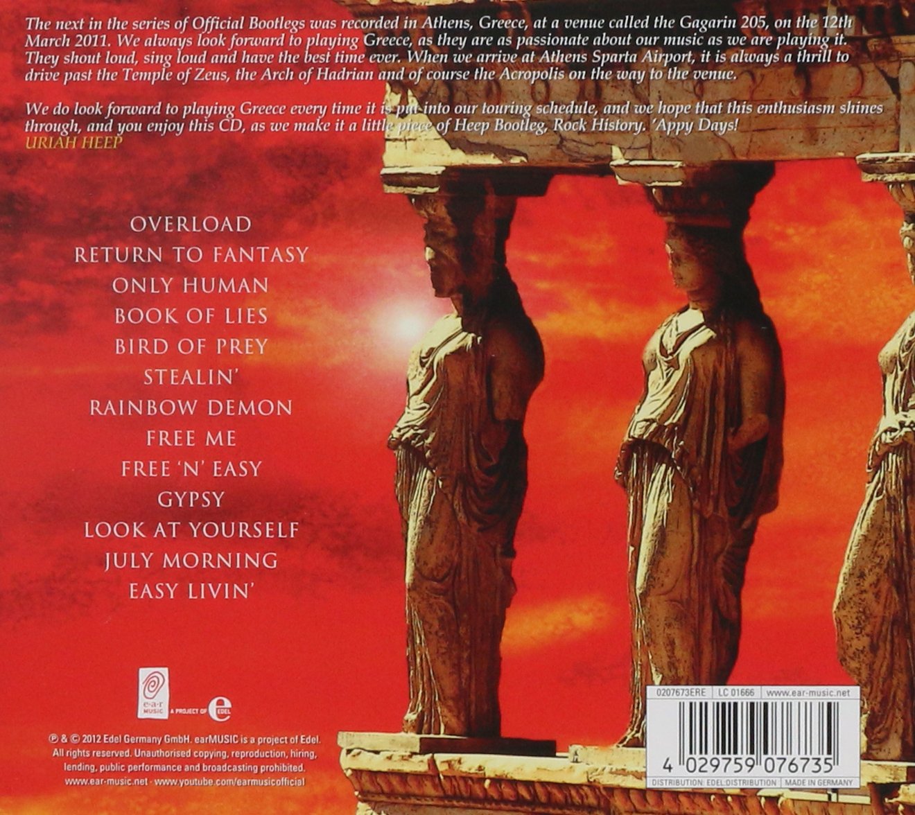 Uriah Heep Official Bootleg Series Amazon Com Music