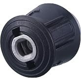 M MINGLE Pressure Washer Adapter, Compatible with Karcher QC Fitted Hoses | Converts to Universal M22 14mm Female Fitting for Power Wash Gun Connection, Compatible with Karcher K2-K7 Series Hose