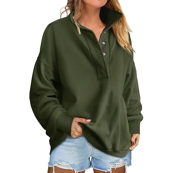 Amazon.com: Fisoew Womens Oversized Sweatshirt Casual Long