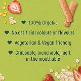 Organix Strawberry Weaning Wands Organic Baby Snack 6+ Months 25 g Pack of 5 view 4