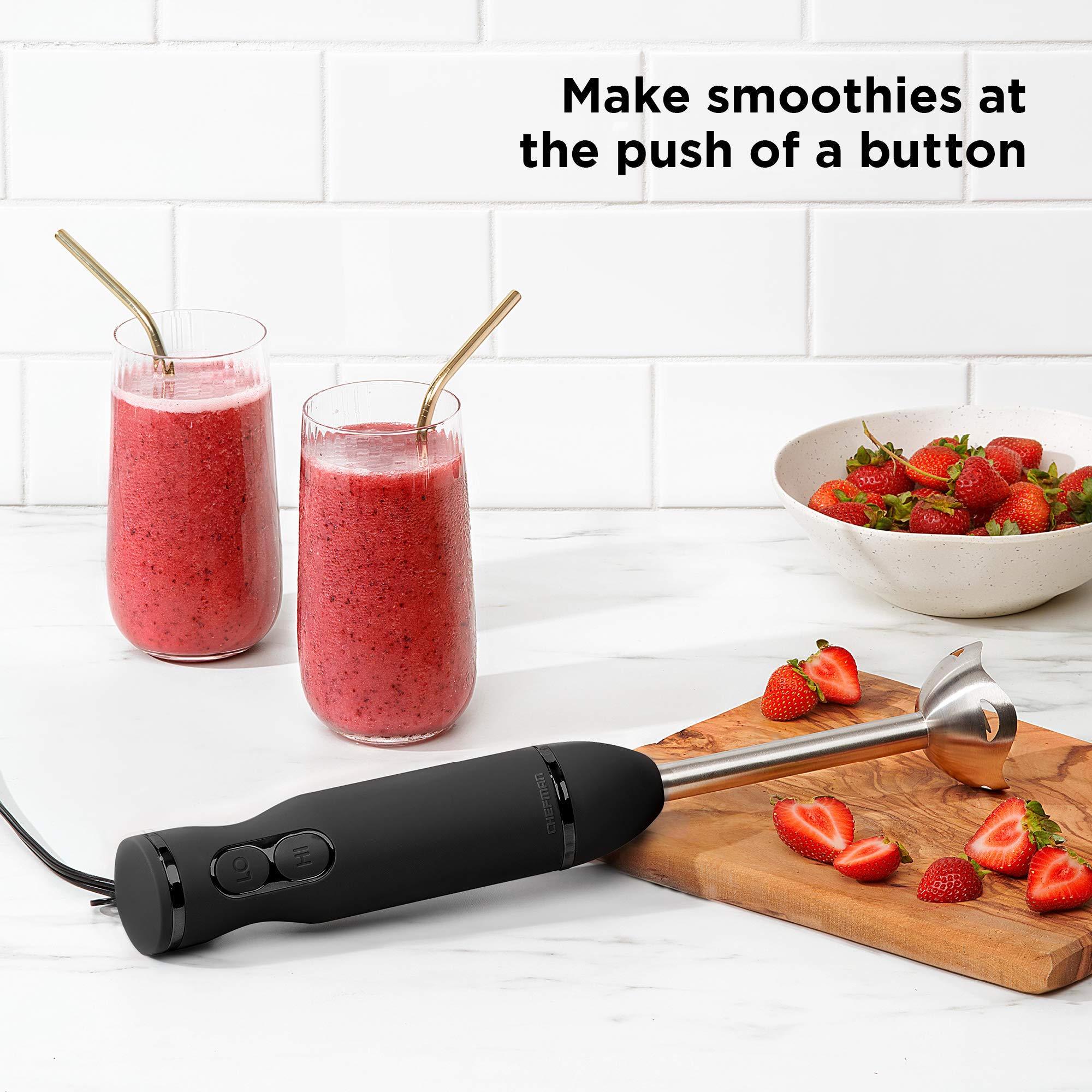 Hand Blender with Stainless Steel Blades