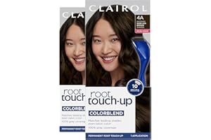 Clairol Root Touch-Up by Nice'n Easy Permanent Hair Dye, 4A Dark Ash Brown Hair Color, Pack of 2
