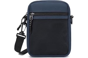El-fmly Small Cross-body Sling Bags for Men Women, Mini Messenger Bag Shoulder Pouch for Daily Use
