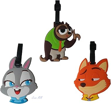 animal luggage tags