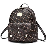 I IHAYNER Girls Bowknot Cute Leather Backpack Mini Backpack Purse for Women